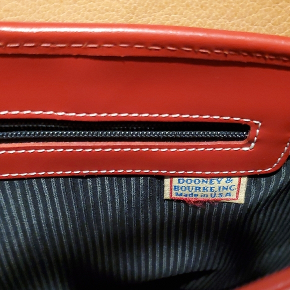 Dooney & Bourke Bold Red Satchel - Picture 8 of 13